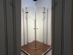 Ronde glazen gebogen hoek douche eenheden 800x800x1900mm